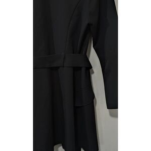 Black Belted Trench Coat NEW STAR sz. M